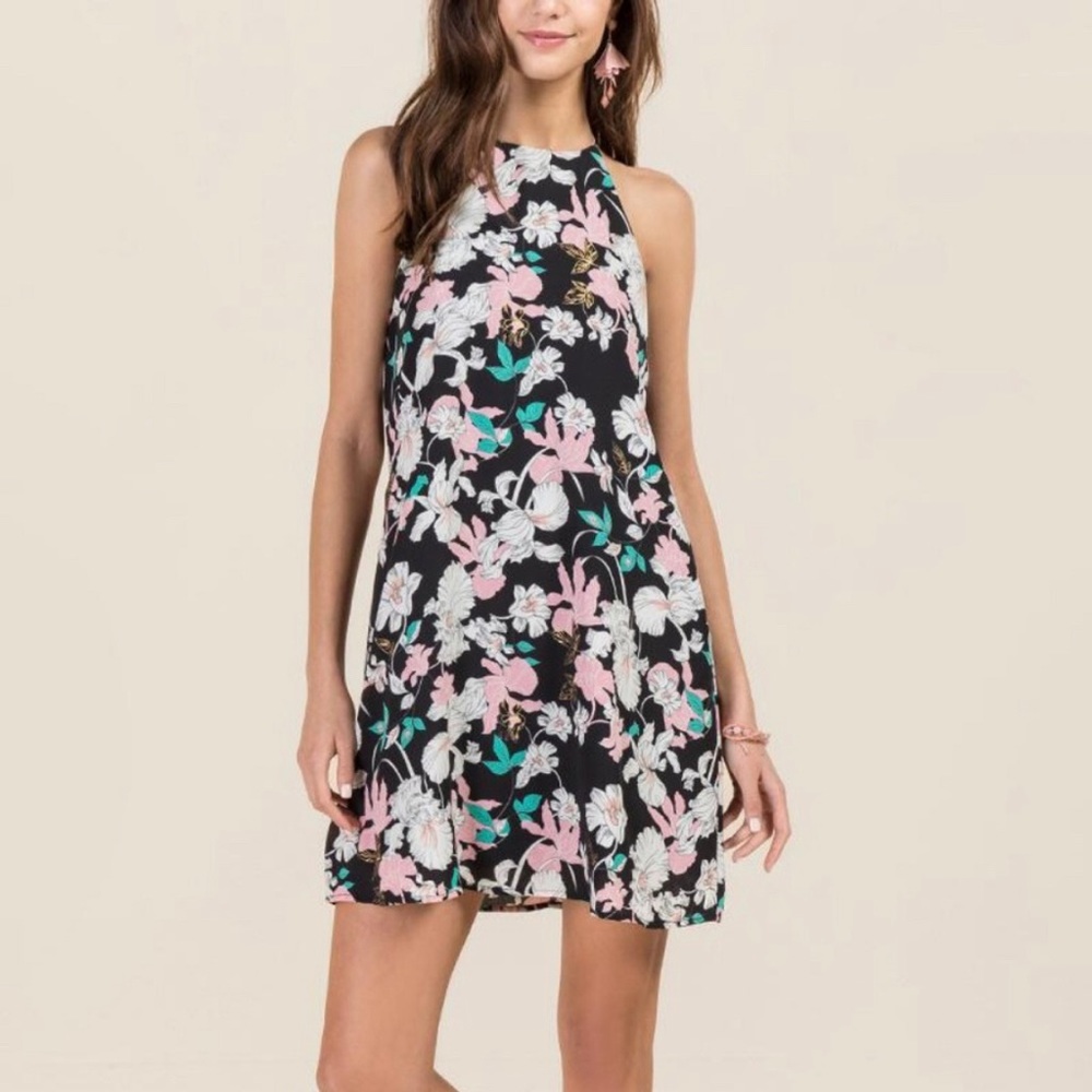 EVERLY Floral halter dress | size M | NWT
